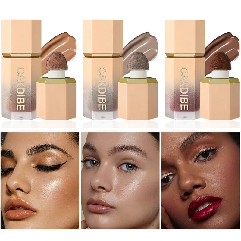 3 Colors natural concealer contouring and highlighting liquid