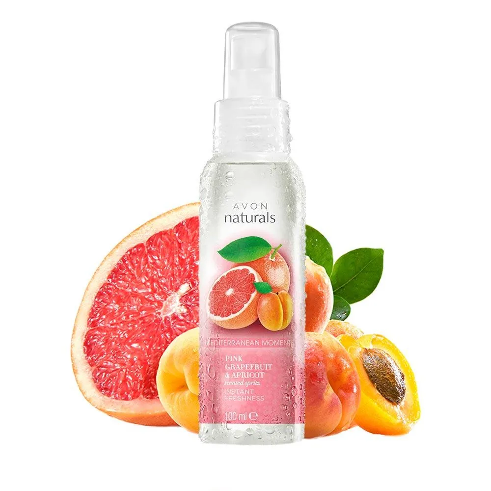 Avon Naturals Pink Grapefruit & Apricot Body Mist - 100ml