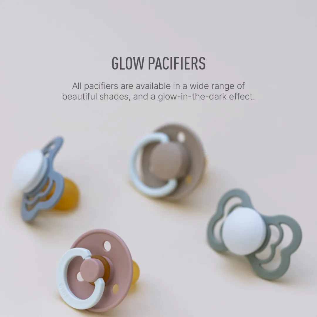 BIBS Boheme Pacifier Duo - NIGHT Blush   Vanilla