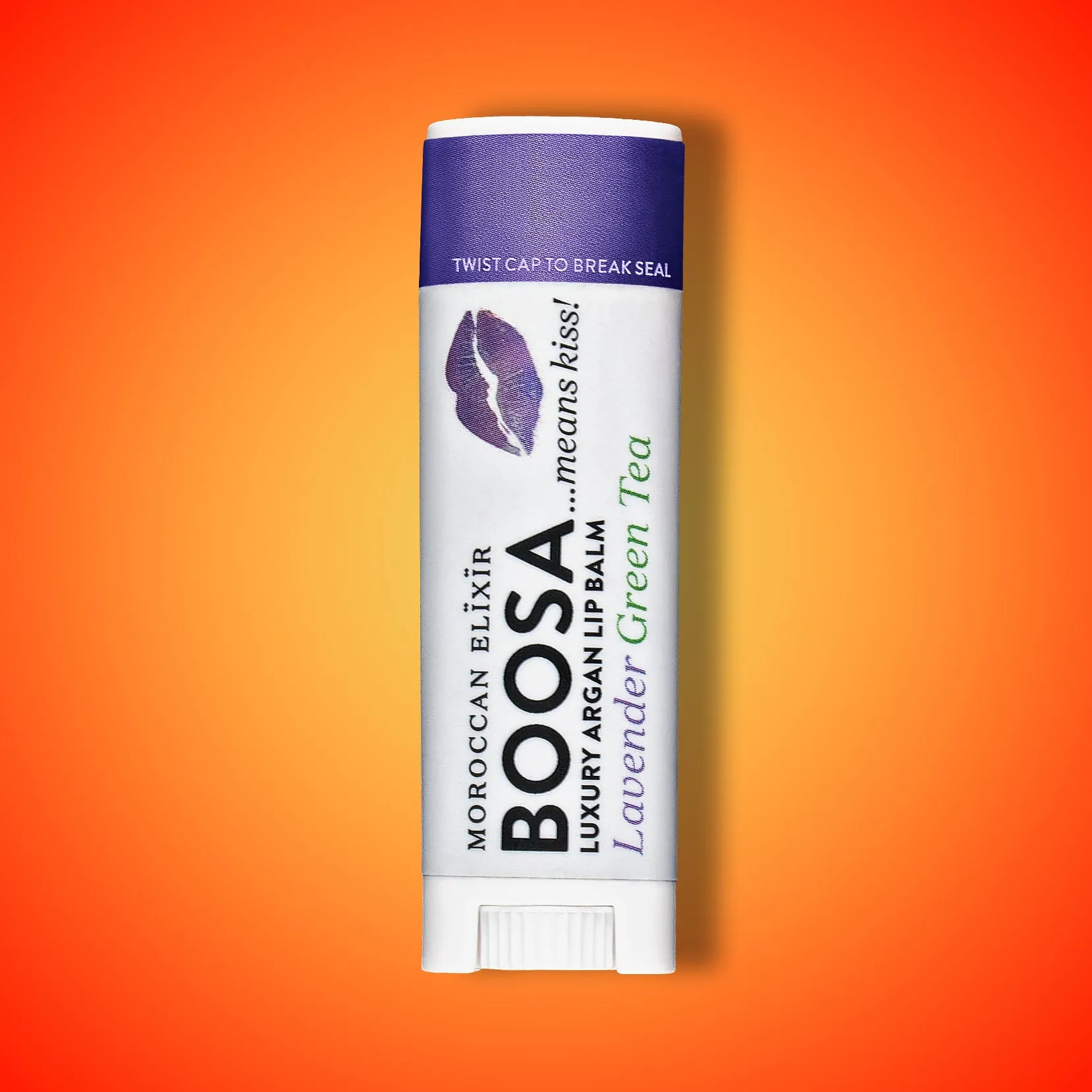 BOOSA Argan Lip Balm  (Lavender Green Tea)