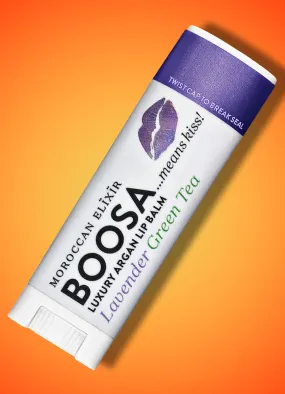 BOOSA Argan Lip Balm  (Lavender Green Tea)