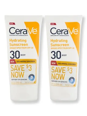 CeraVe Sunscreen Body Lotion SPF 30 2 Ct 5 oz