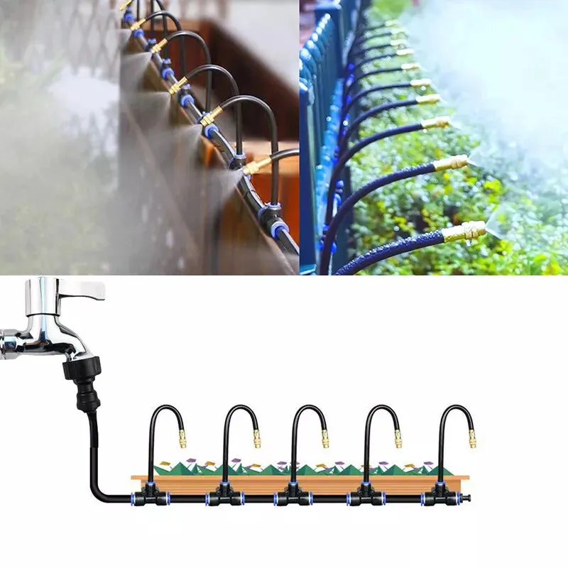 Drip Irrigation Kit with Adjustable Flow