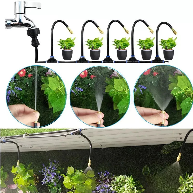 Drip Irrigation Kit with Adjustable Flow