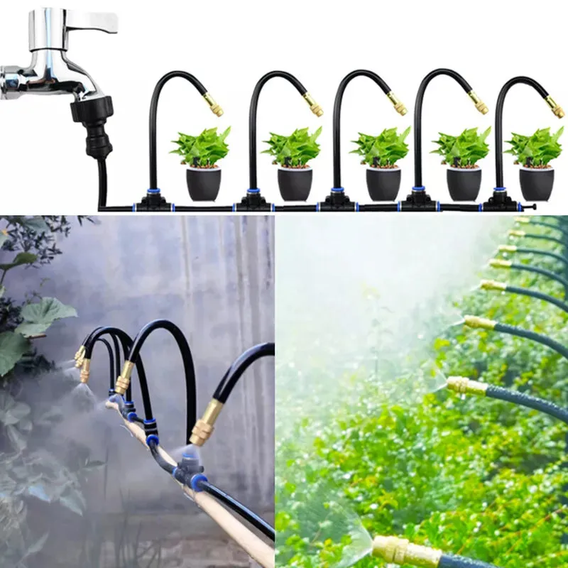 Drip Irrigation Kit with Adjustable Flow