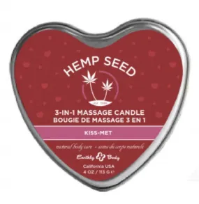 Hemp Seed 3 N 1 Massage Candle - Kiss Met