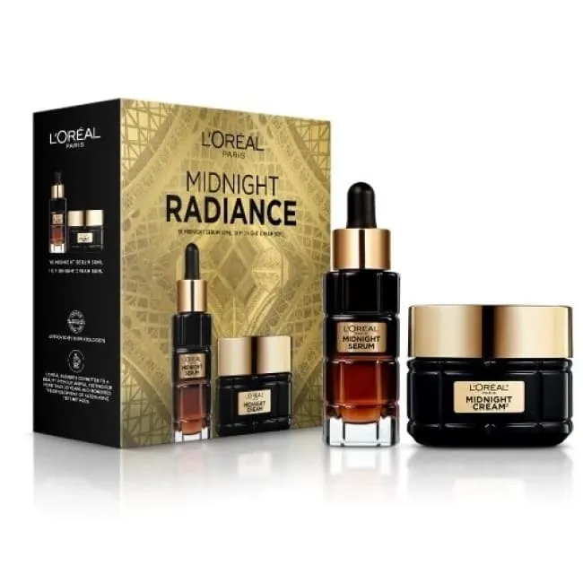 L'Oréal Paris Age Perfect Midnight Radiance Night Serum & Cream Gift Set