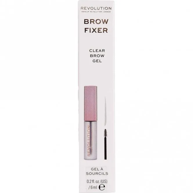 Makeup Revolution Brow Fixer Clear Brow Gel 6ml