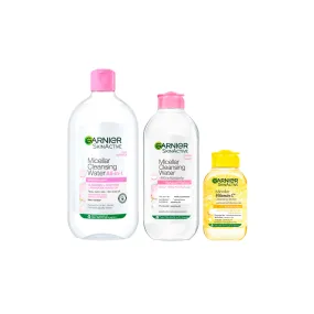 Micellar Water Facial Cleanser Trio