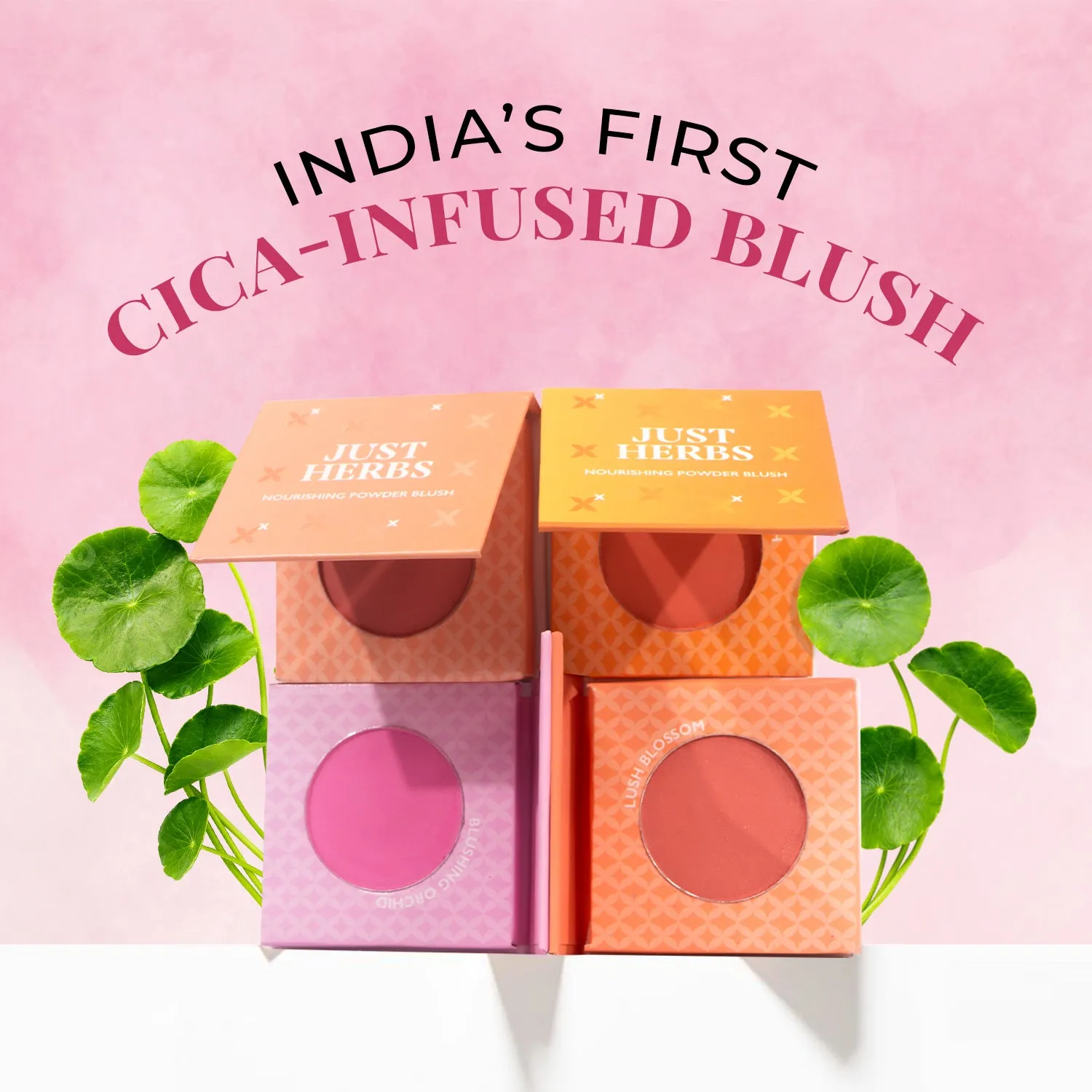 Nourishing Powder Blush with Beetroot and Gotukola - Lush Blossom