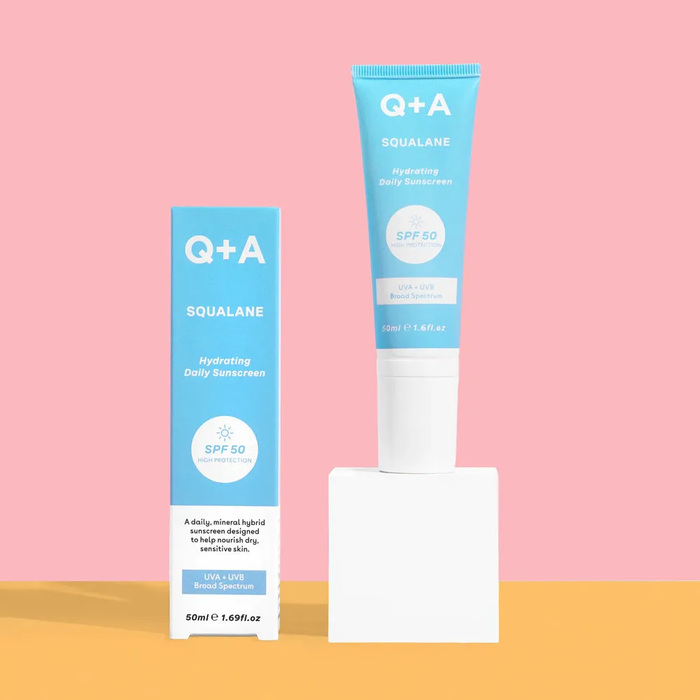 Q A Squalane SPF 50 Hydrating Daily Sunscreen