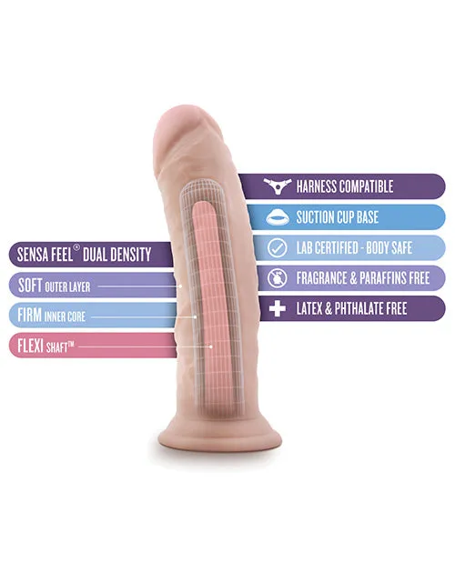 "Blush Au Naturel 8"" Dildo W/suction Cup"