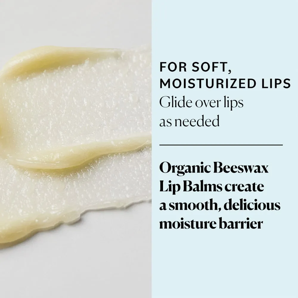 Sky Organics Organic Lip Balm with Beeswax and a Rich Nourishing Blend of Plant Oils, Moisturizing Lips Balms to Lock In Moisture and Keep Lips Feeling Soft and Smooth, Six Assorted Flavors, 6pk.