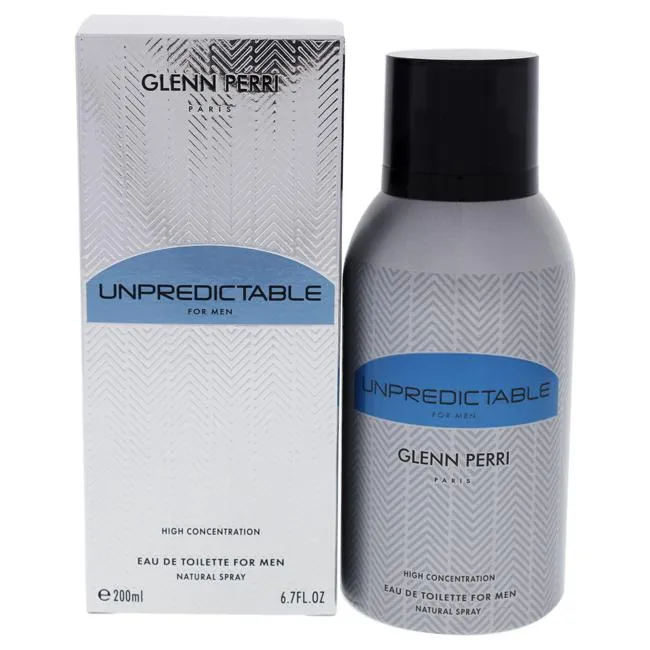 Unpredictable High Concentration by Glenn Perri for Men -  Eau de Toilette Spray