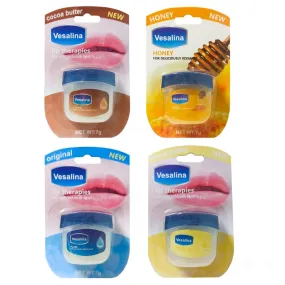 Vesalina Lip Balm For Soft & Smooth Lips - 4 Flavors × 7g