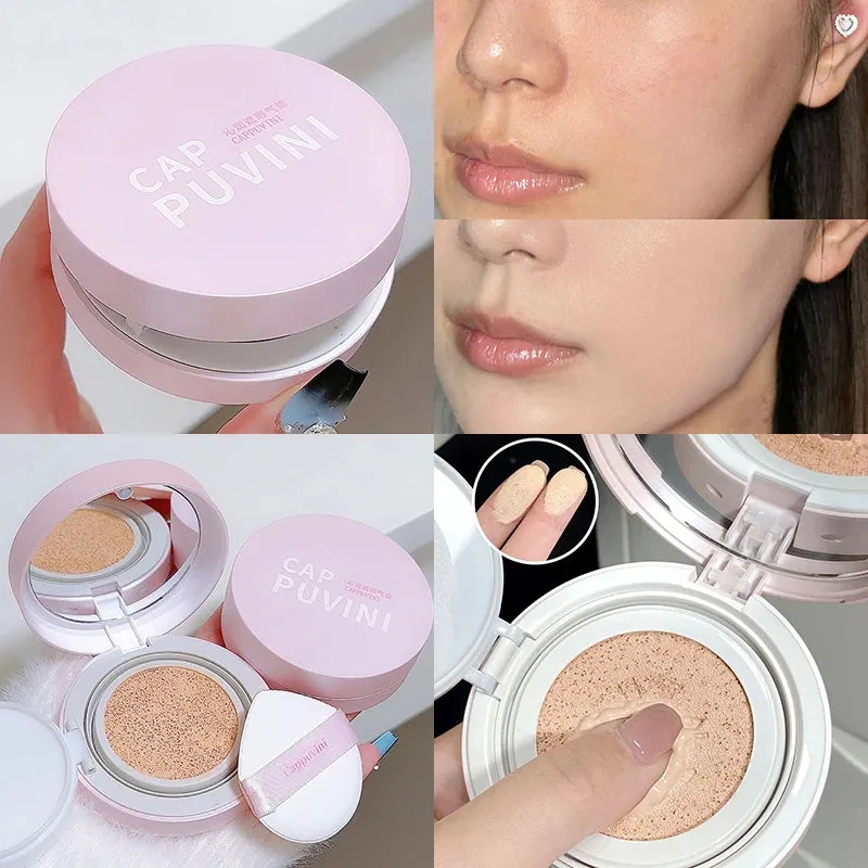 Yeknu Moisturizing Concealer Air Cushion CC Cream Natural Waterproof Brighten Cushion Foundation High Coverage Makeup Base Cosmetics